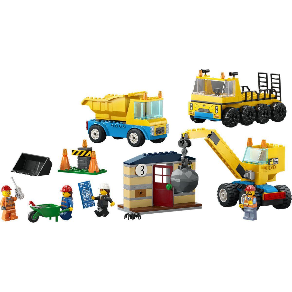 LEGO City Voertuigen Kiepwagen, bouwtruck en sloopkraan