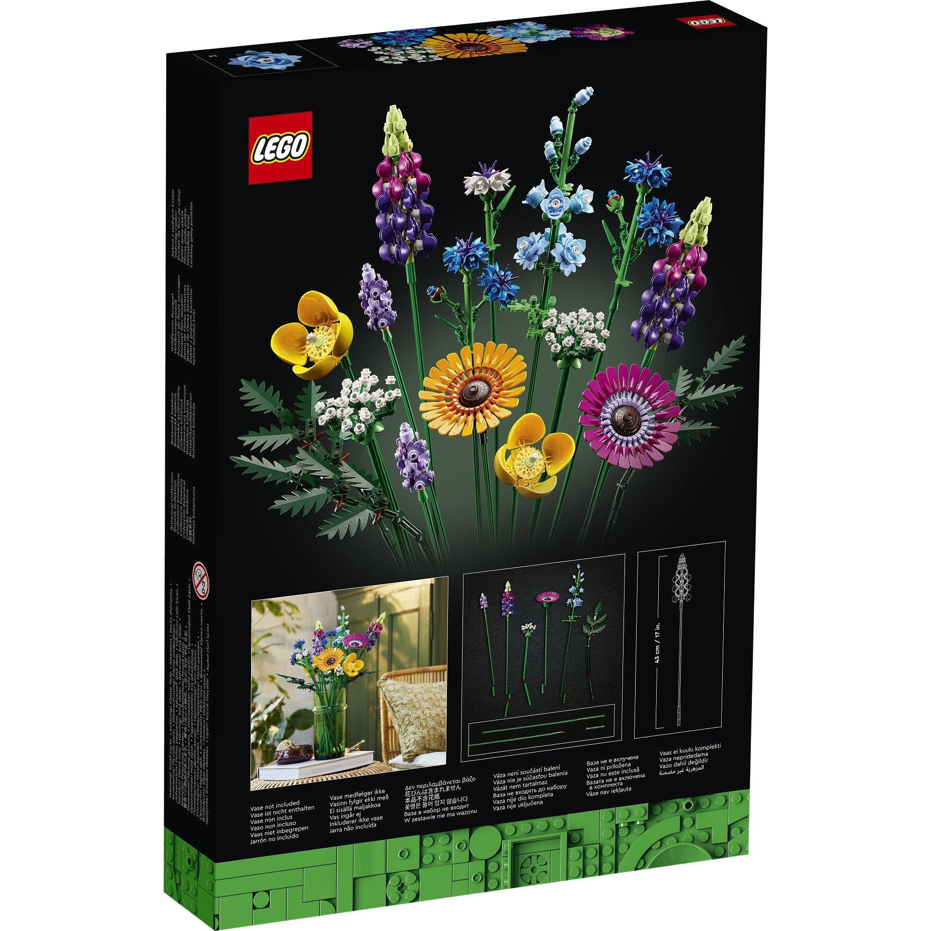 LEGO ICONS Boeket met wilde bloemen