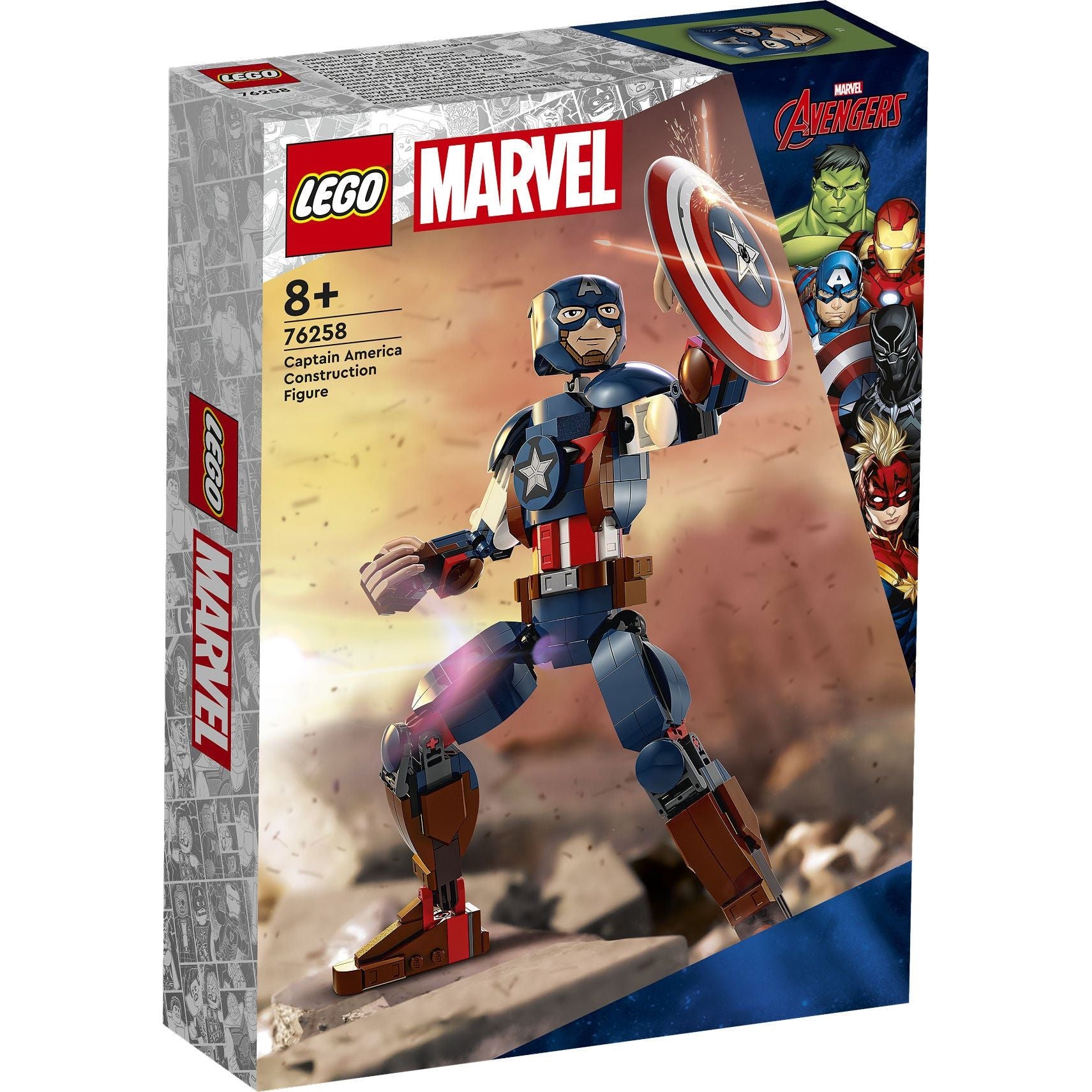 LEGO Super Heroes Captain America bouwfiguur