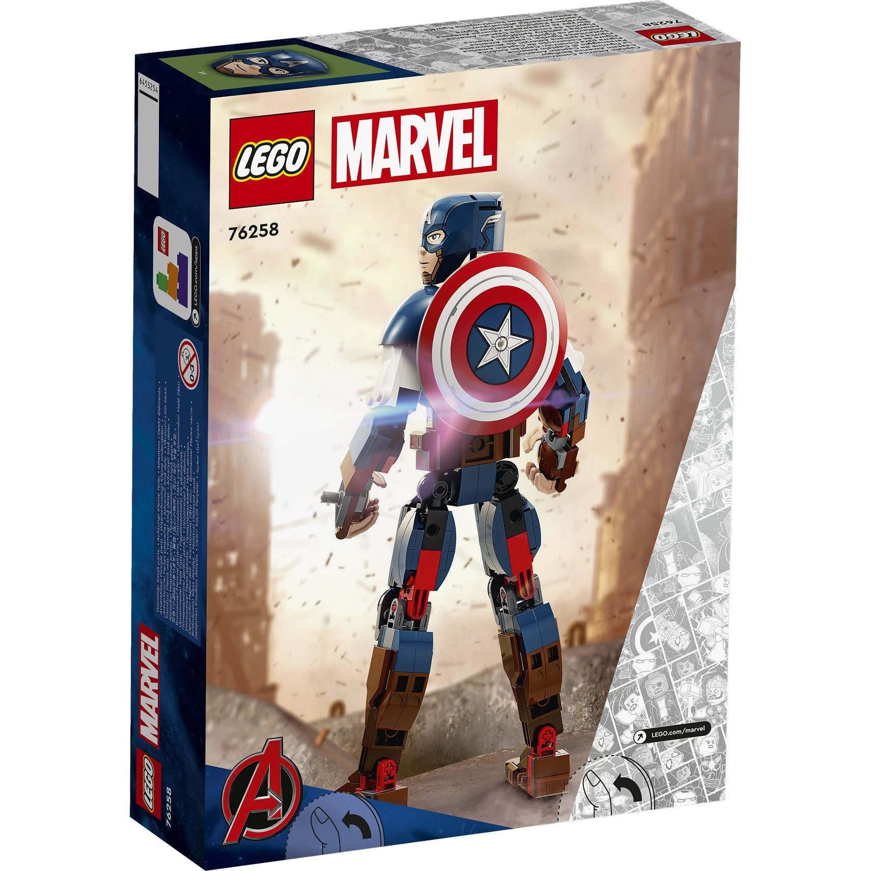 LEGO Super Heroes Captain America bouwfiguur