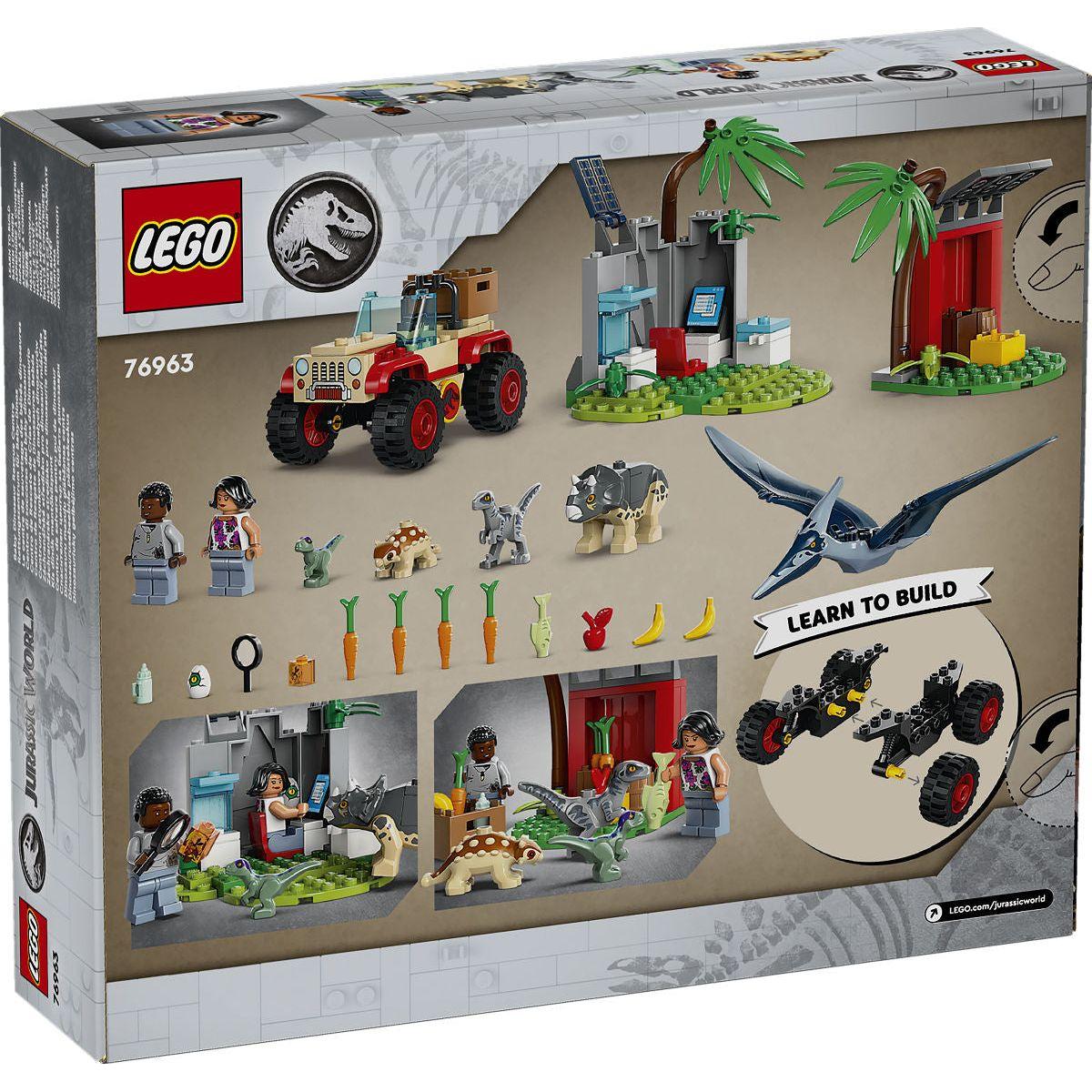 LEGO Jurassic Reddingscentrum voor babydinosaurussen