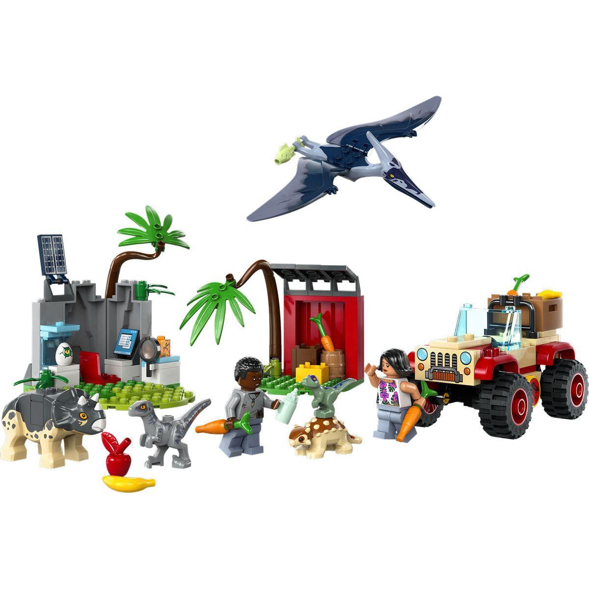 LEGO Jurassic Reddingscentrum voor babydinosaurussen