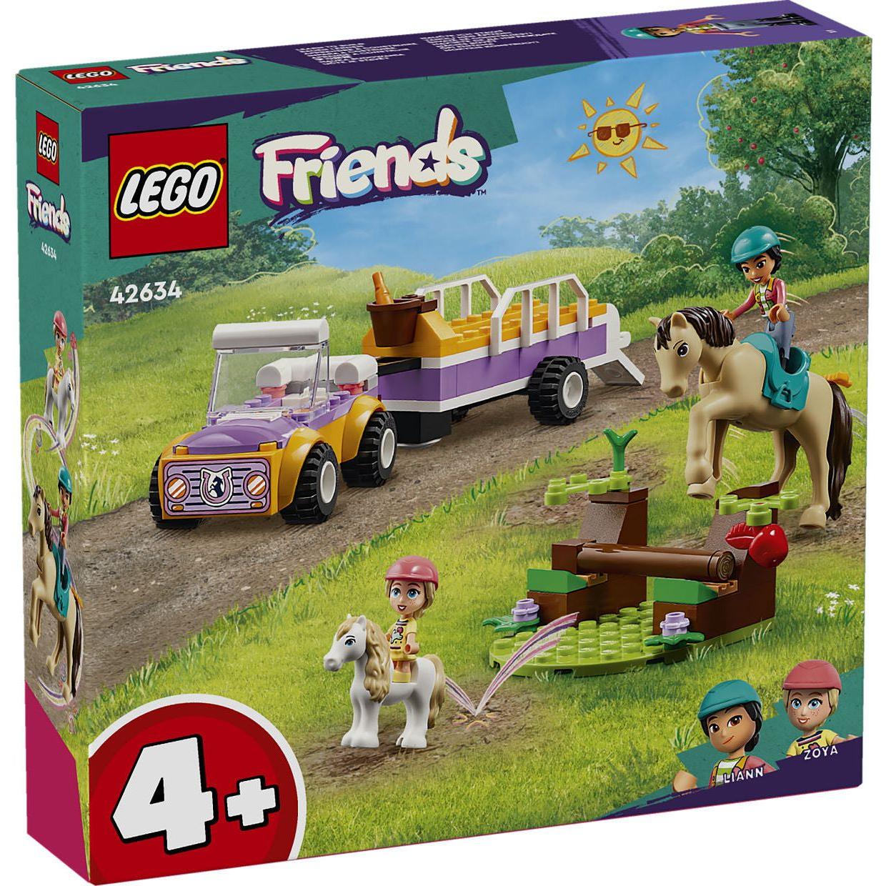 LEGO Friends Paard en pony aanhangwagen