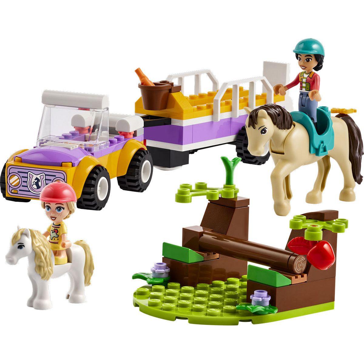 LEGO Friends Paard en pony aanhangwagen