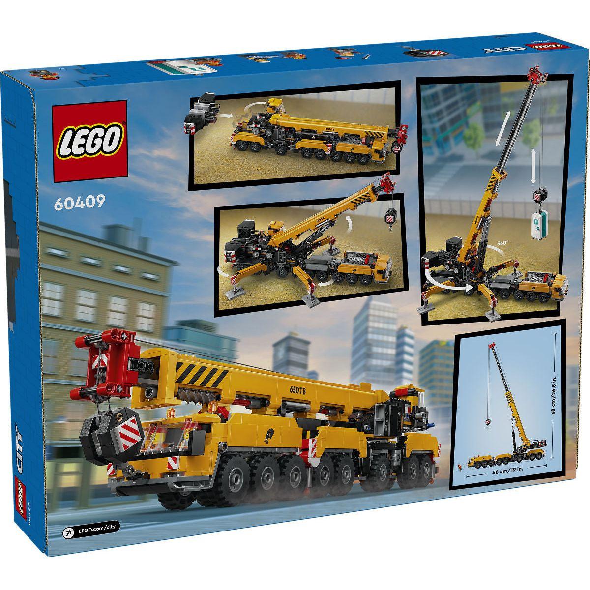 LEGO City Big Vehicles Gele mobiele bouwkraan