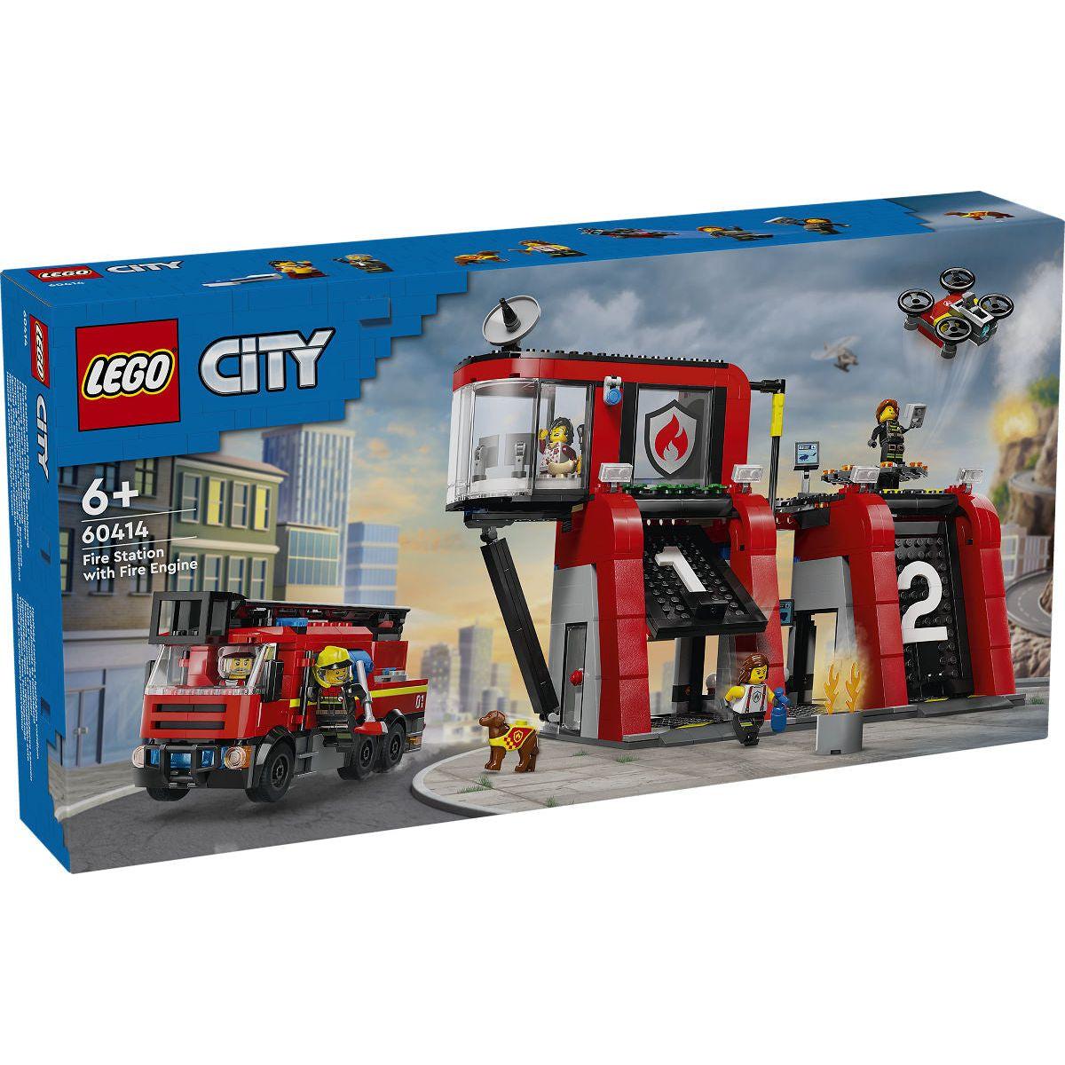 LEGO City Brandweer Brandweerkazerne en brandweerauto