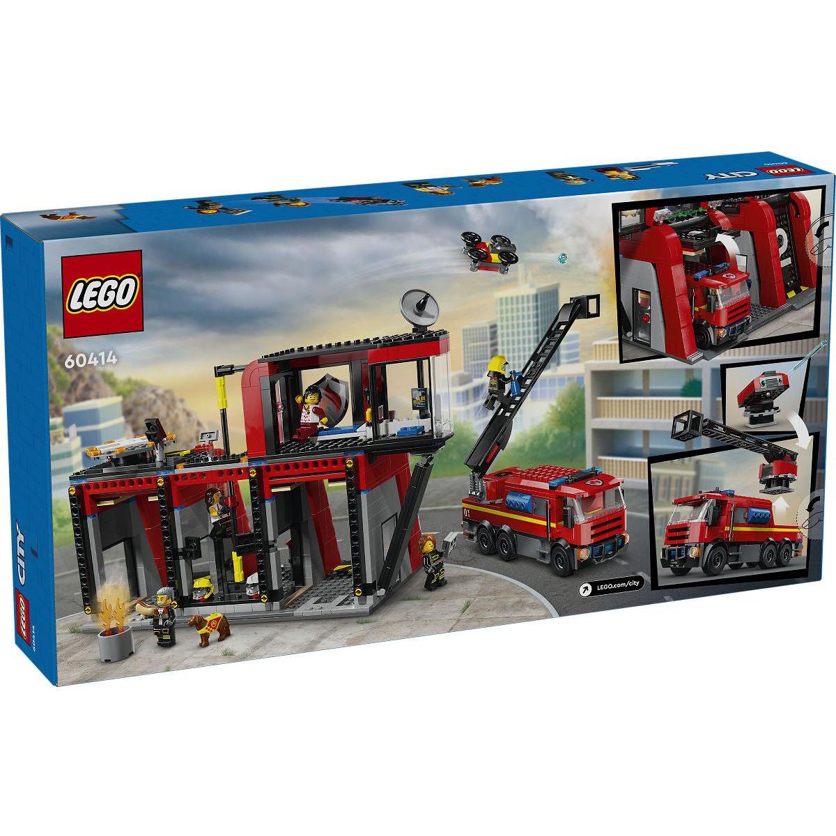 LEGO City Brandweer Brandweerkazerne en brandweerauto