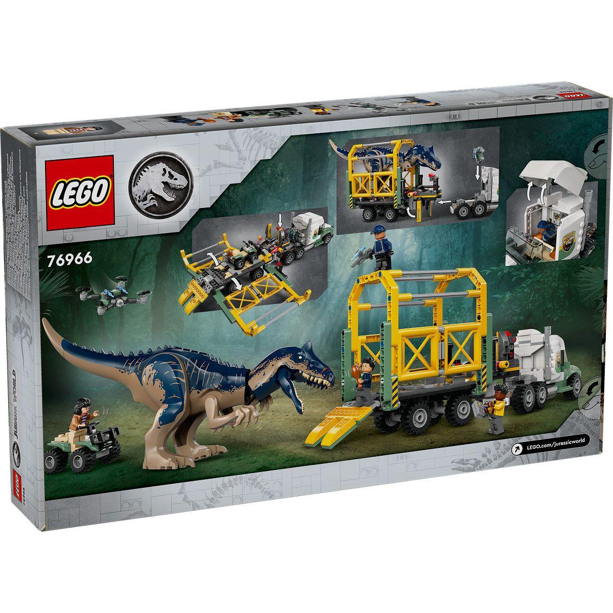 LEGO Jurassic World Dinosaurusmissies: Allosaurus transportt