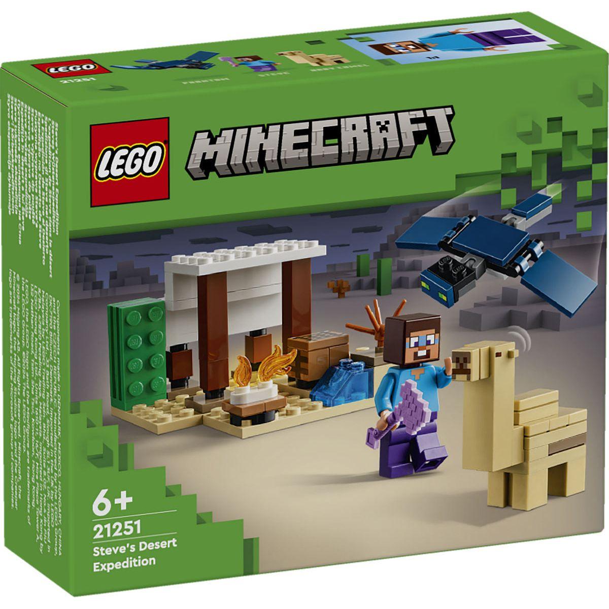 LEGO Minecraft Steve's woestijnexpeditie