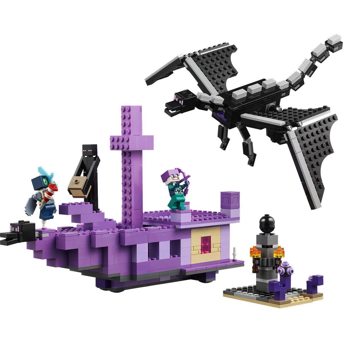 LEGO Minecraft De Enderdraak en het End-schip