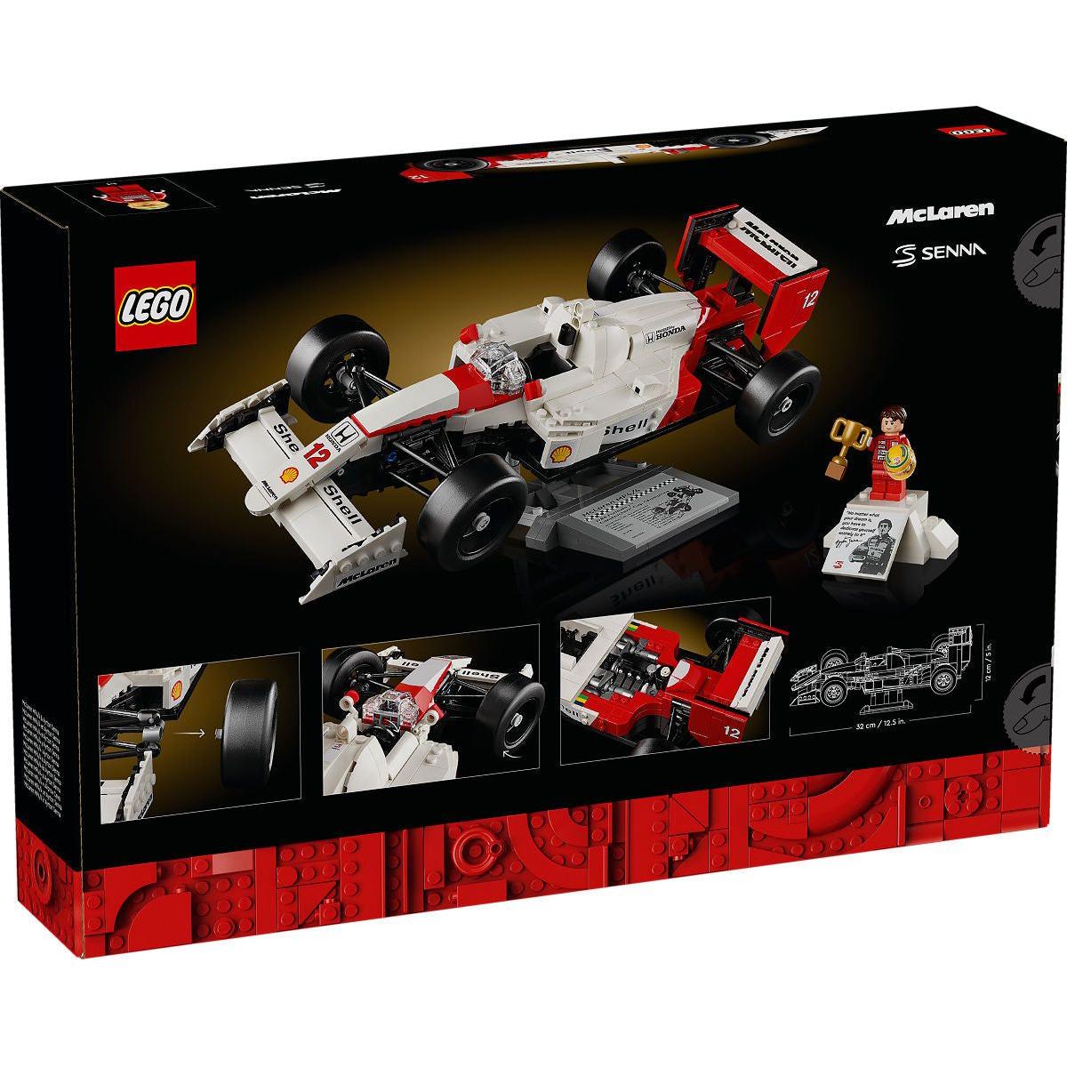 LEGO Icons McLaren MP4/4 en Ayrton Senna