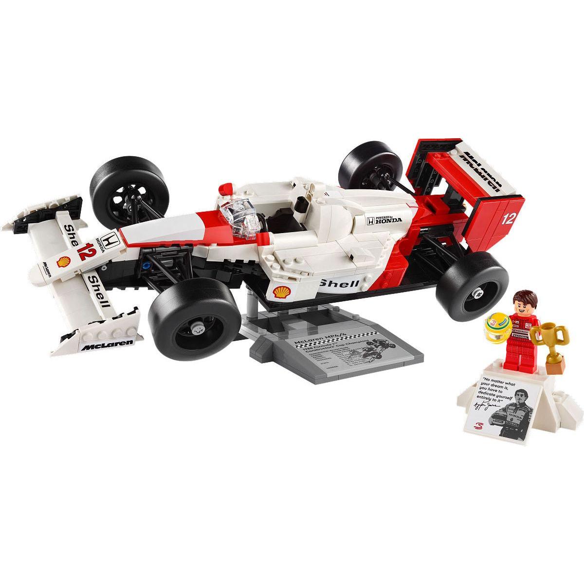 LEGO Icons McLaren MP4/4 en Ayrton Senna
