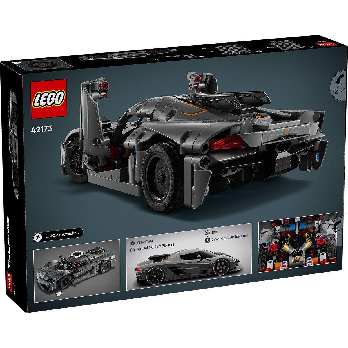 LEGO Technic Koenigsegg Jesko Absolut grijze hypercar