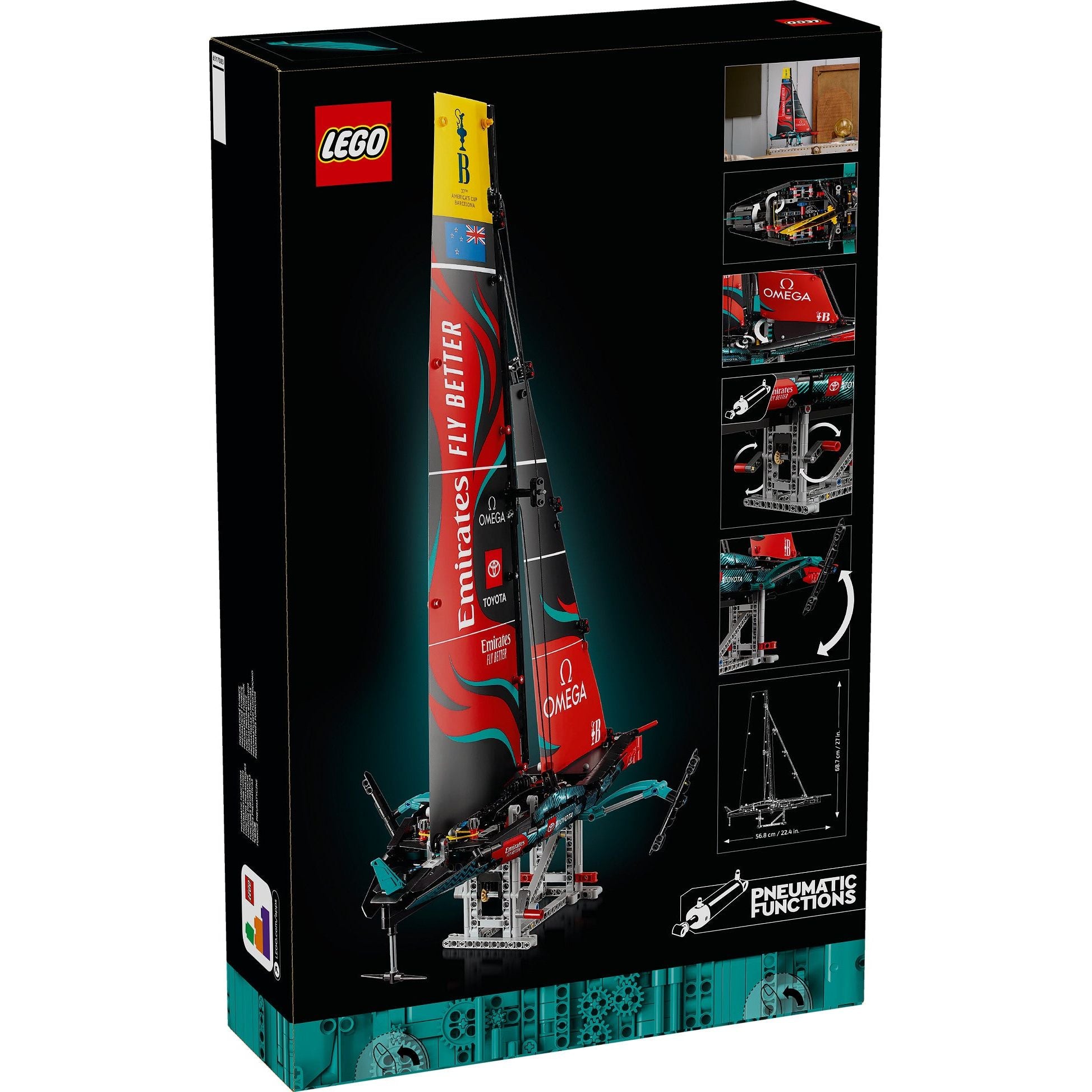 LEGO Technic Emirates Team New Zealand AC75 jacht