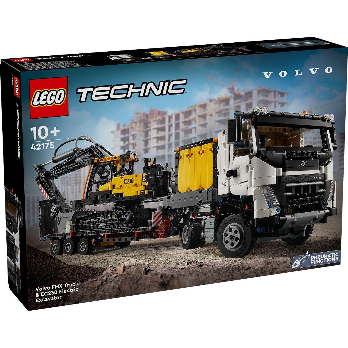 LEGO Technic Volvo FMX truck EC230 elektrische graafmachine
