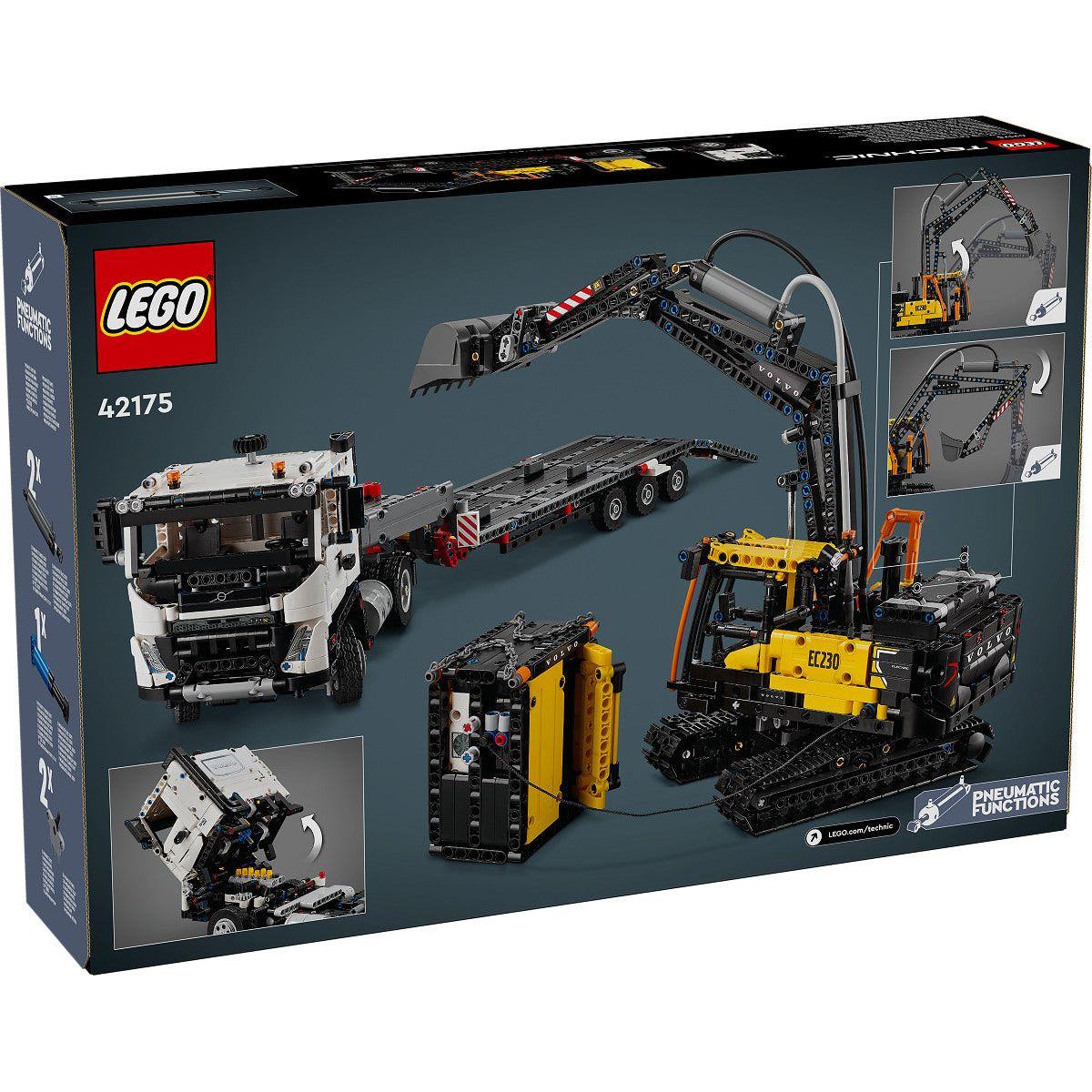 LEGO Technic Volvo FMX truck EC230 elektrische graafmachine