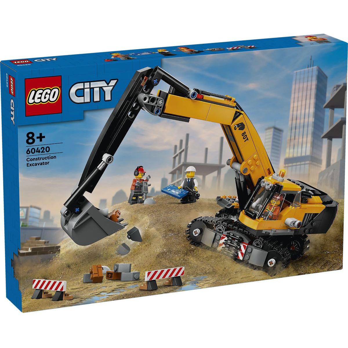 LEGO City Big Vehicles Gele graafmachine