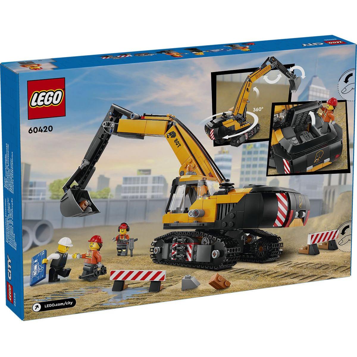 LEGO City Big Vehicles Gele graafmachine