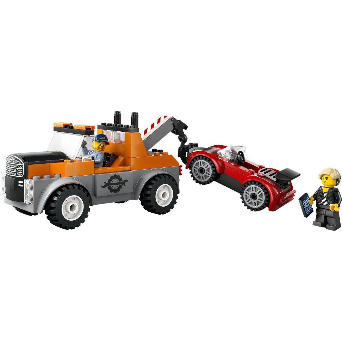 LEGO City Great Vehicles Sleepwagen en sportautoreparatie