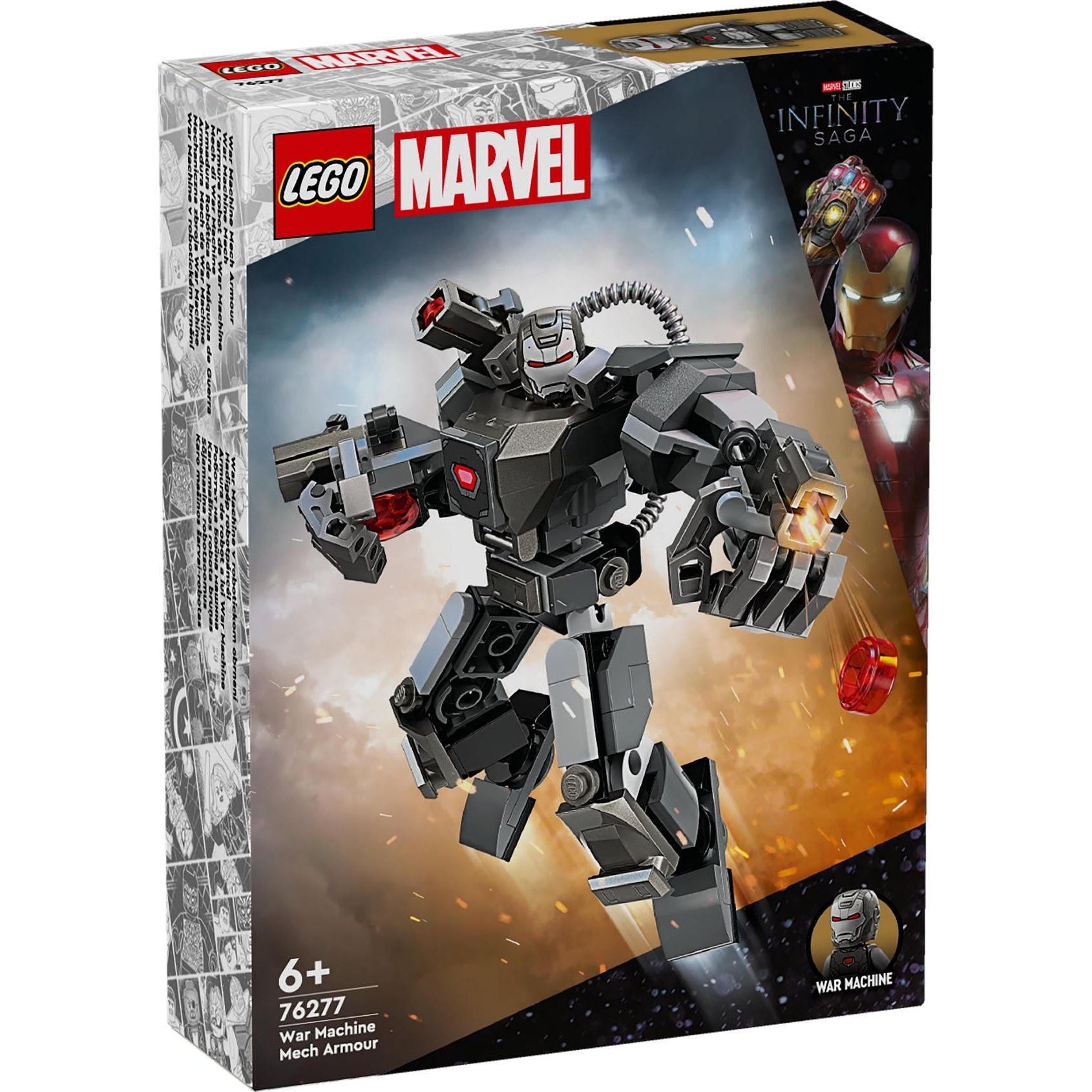 LEGO Super Heroes War Machine mechapantser