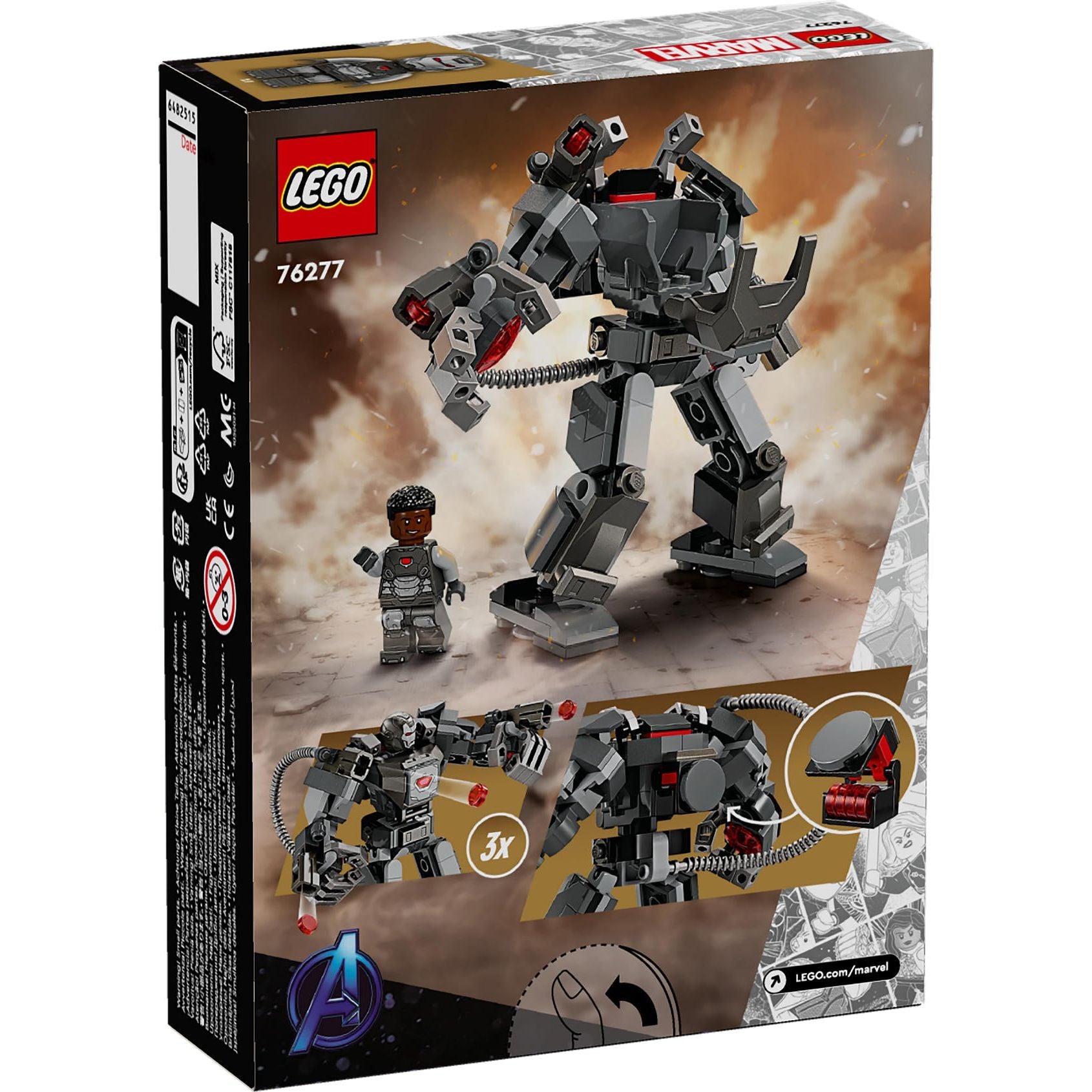 LEGO Super Heroes War Machine mechapantser
