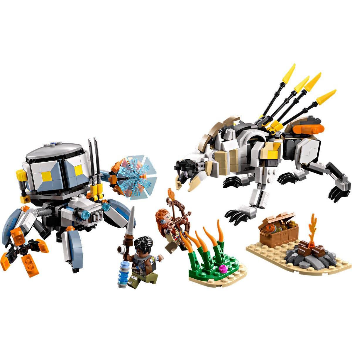 LEGO Horizon Aloy en Varl vs. Shell-Walker en Sawtooth