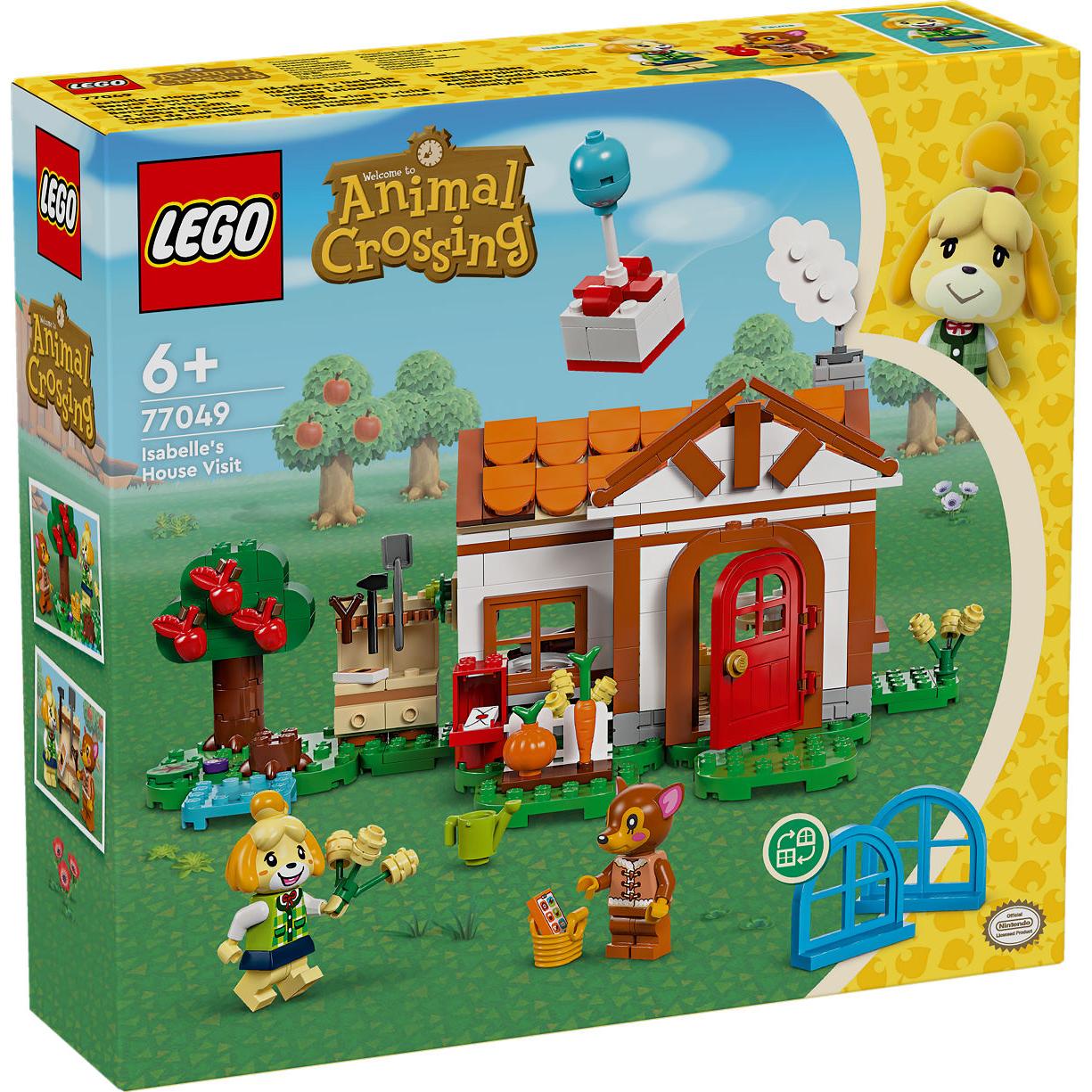 LEGO Animal Crossing Isabelle op visite