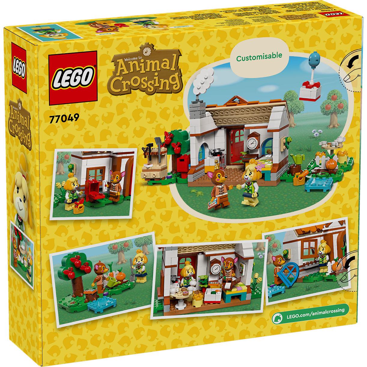 LEGO Animal Crossing Isabelle op visite
