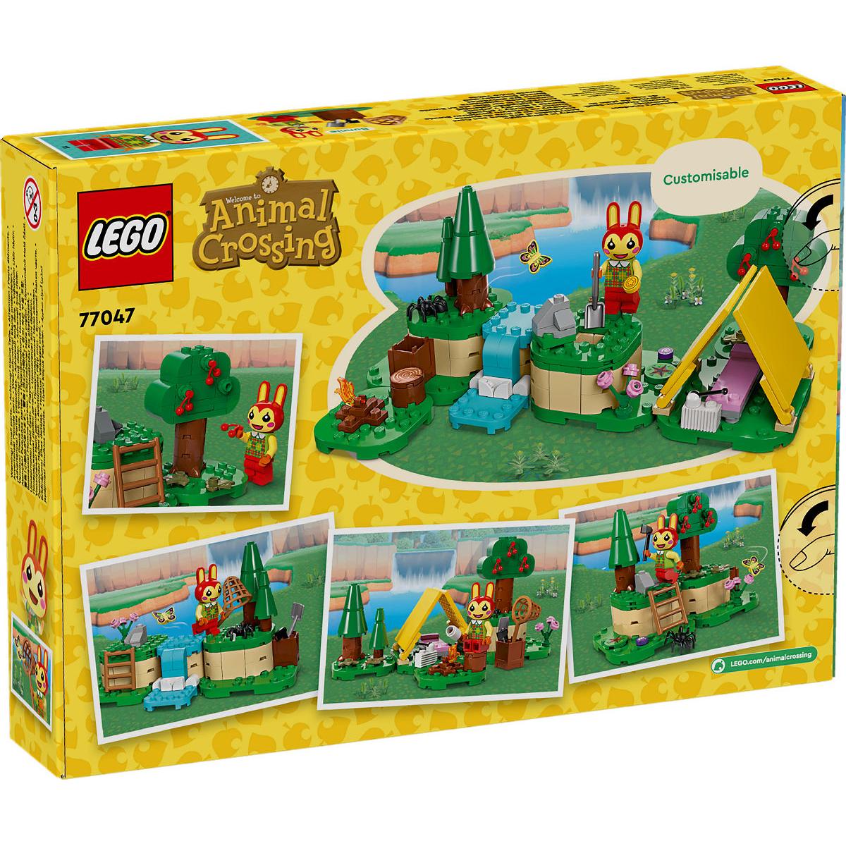 LEGO Animal Crossing Kamperen met Bunnie