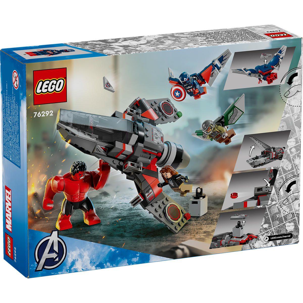 LEGO Super Heoes Captain America vs. Red Hulk Battle