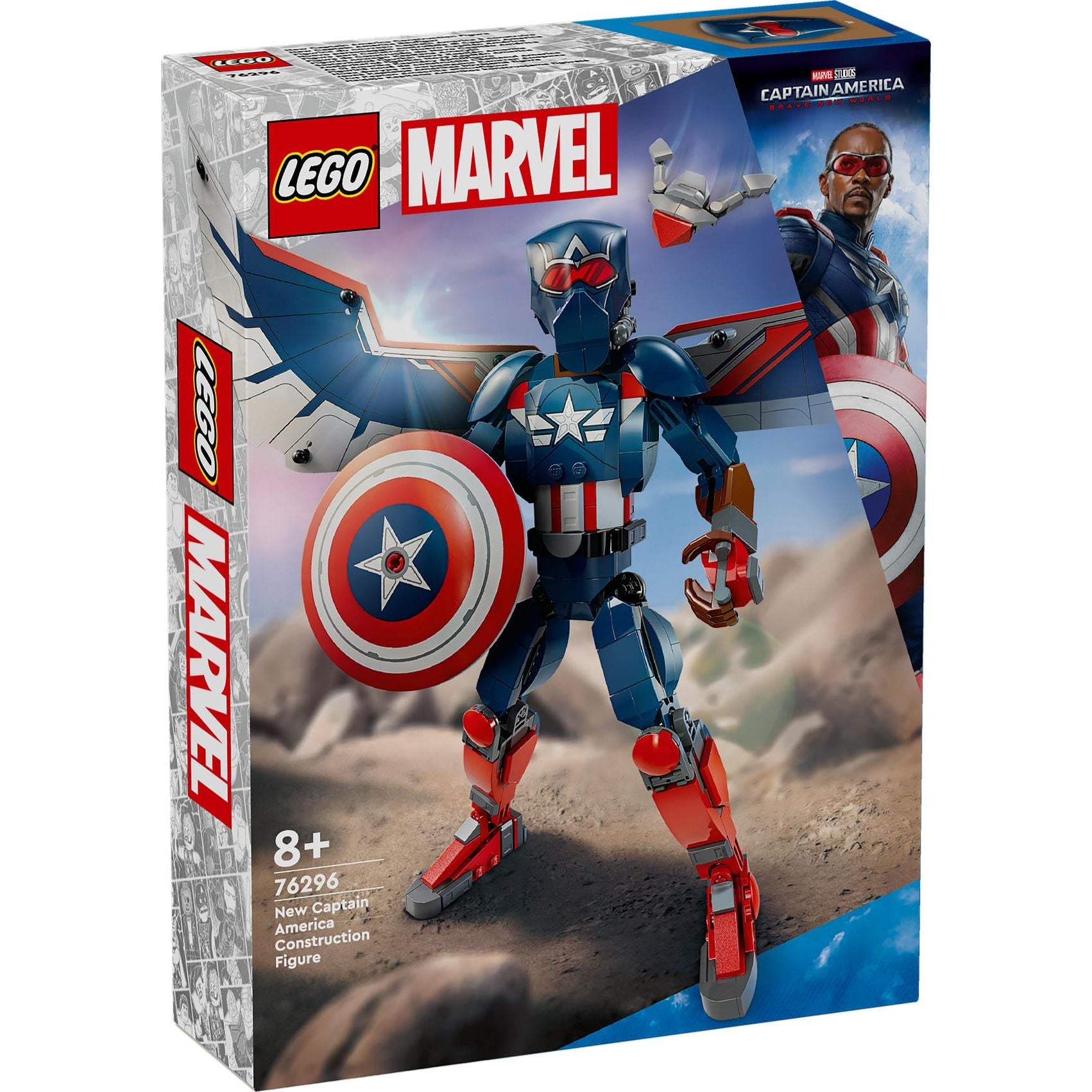 LEGO Super Heoes New Captain America Construction Figure