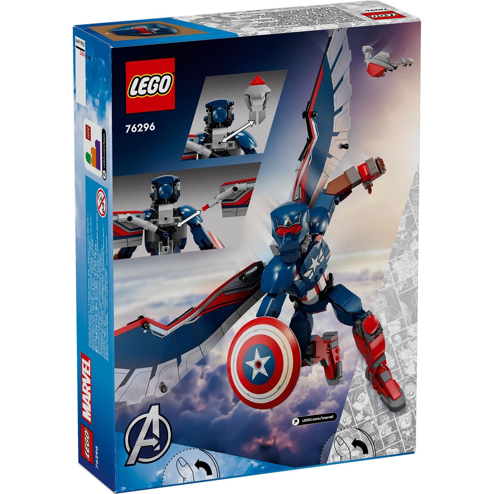 LEGO Super Heoes New Captain America Construction Figure