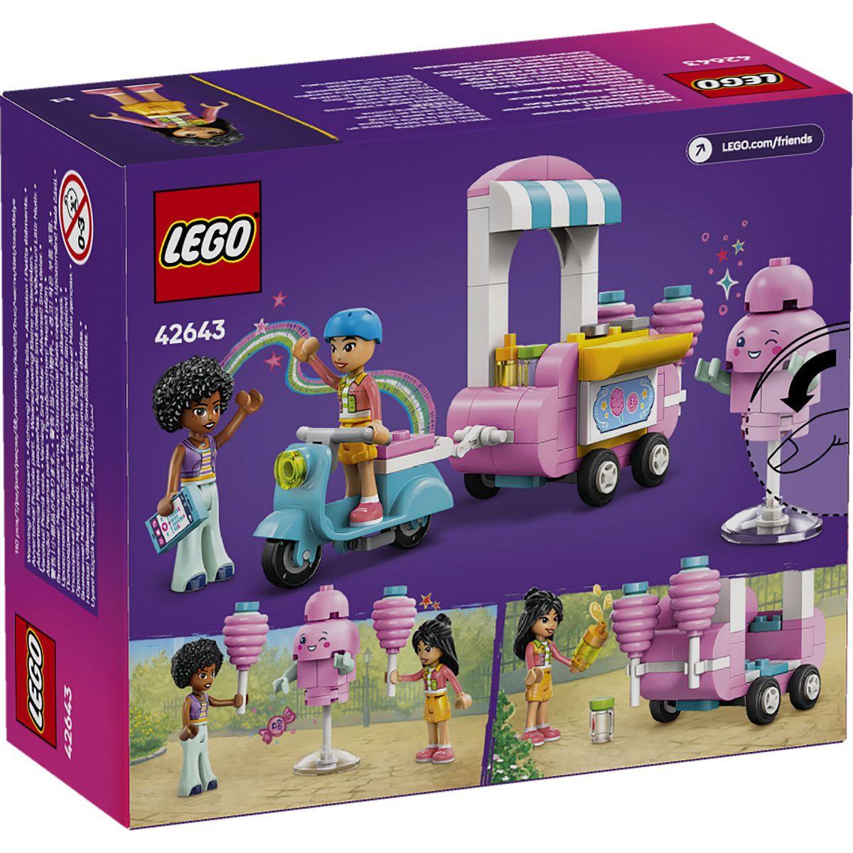 LEGO Friends Suikerspinkraam en scooter