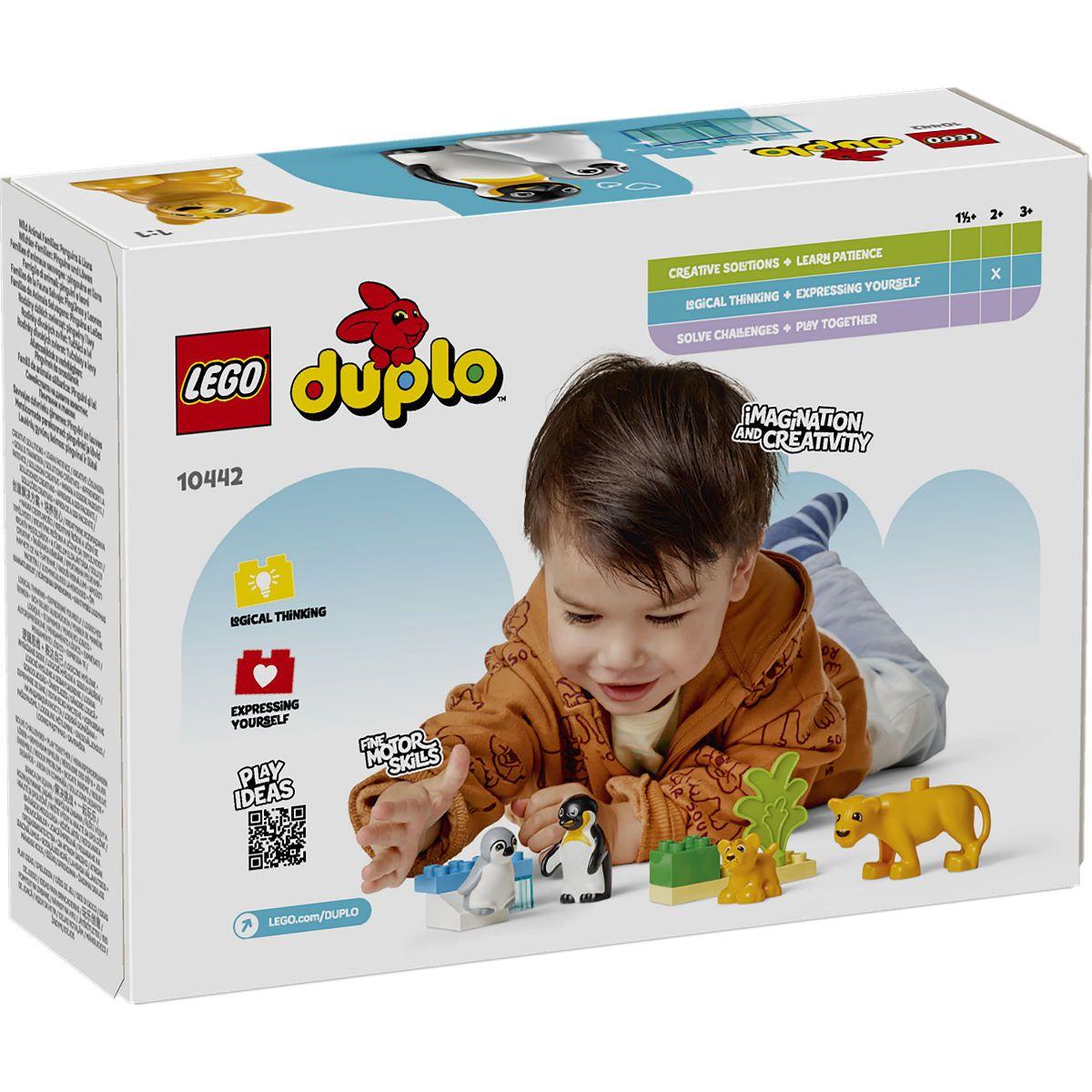 DUPLO Stad Families van wilde dieren: pinguïns en leeuwen