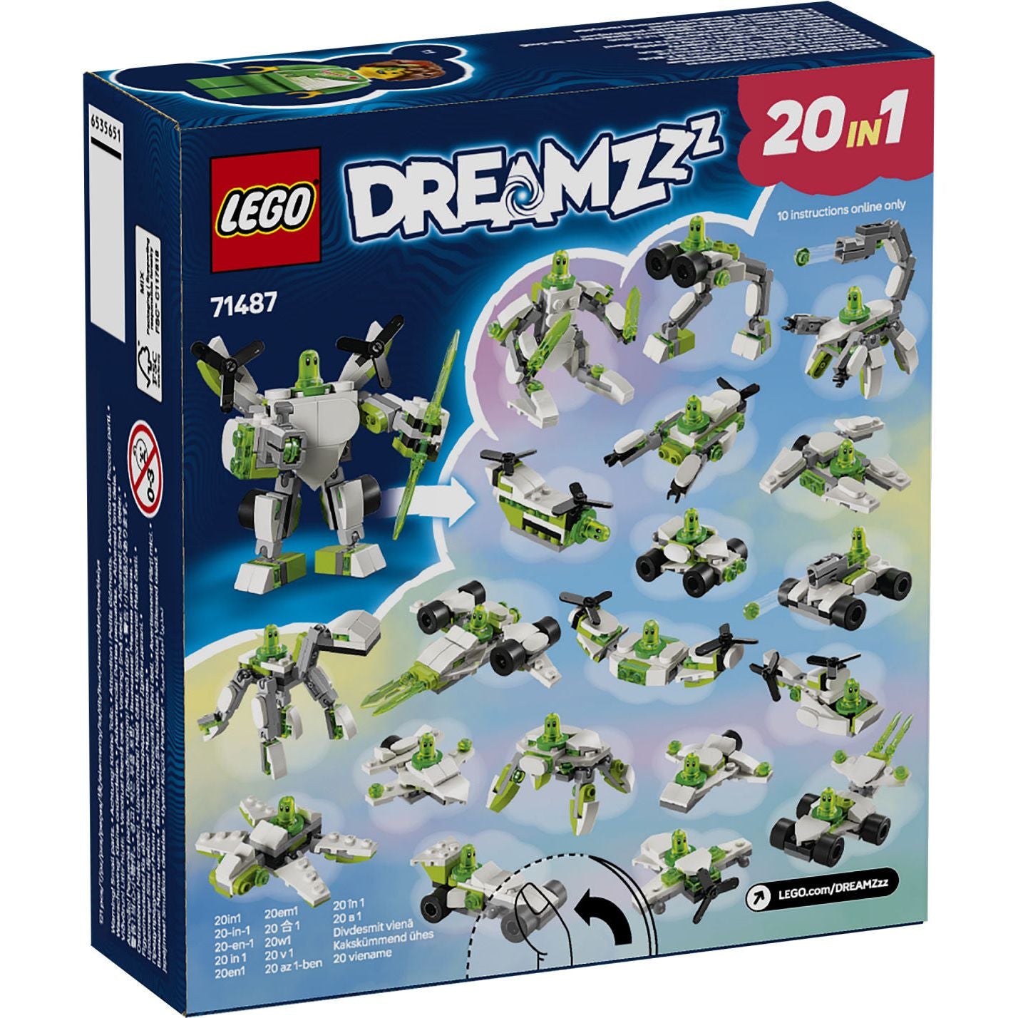 LEGO DREAMZzz Z-Blobs robot- en voertuigavonturen