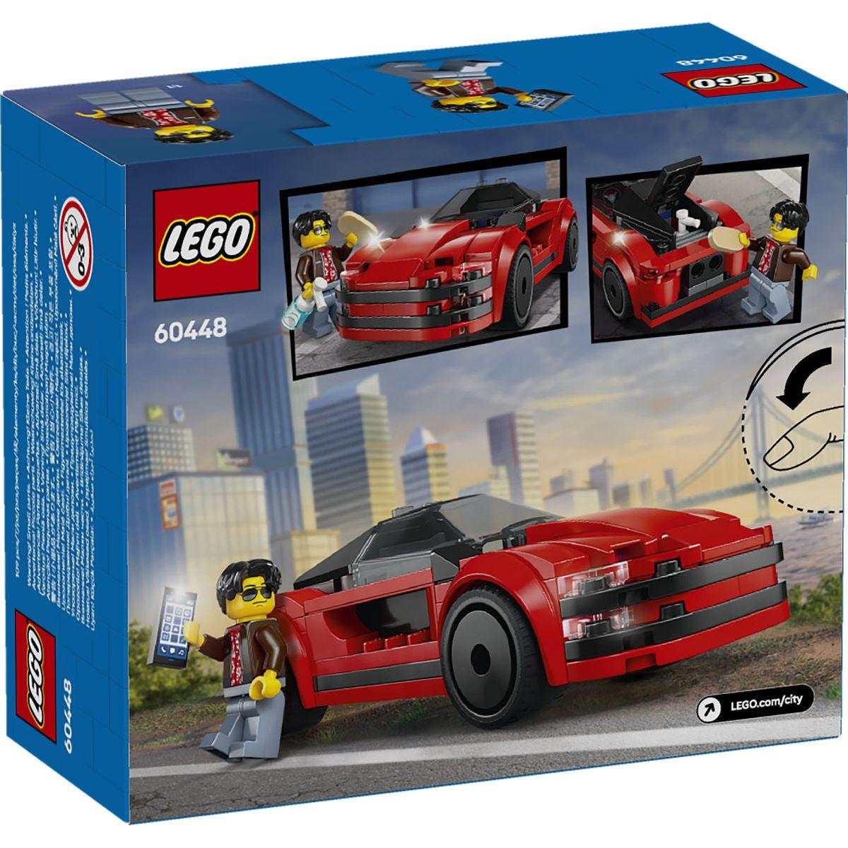 LEGO City Voertuigen Rode sportwagen