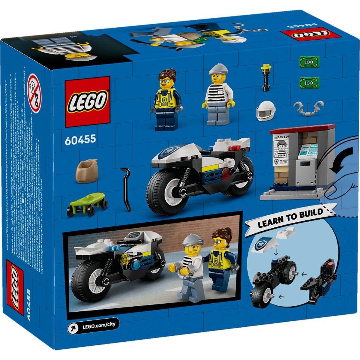 LEGO City Politie Achtervolging op politiemotor