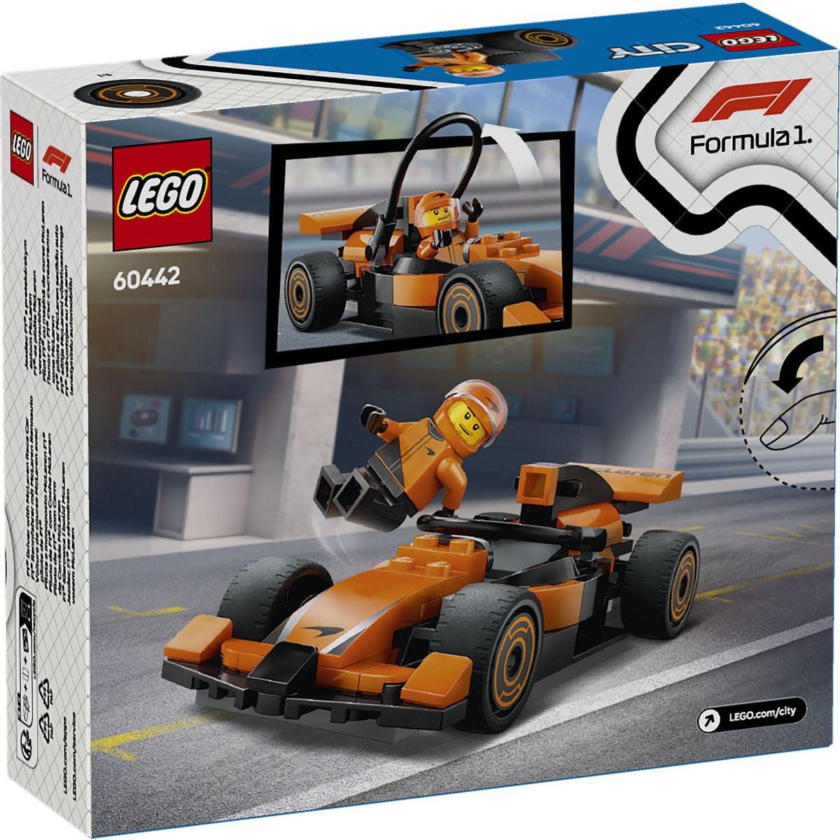 LEGO City F1 coureur met McLaren racewagen