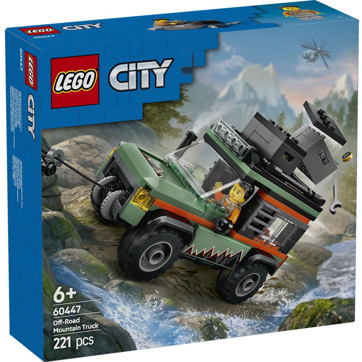 LEGO City Voertuigen 4x4 terreinwagen voor in de bergen