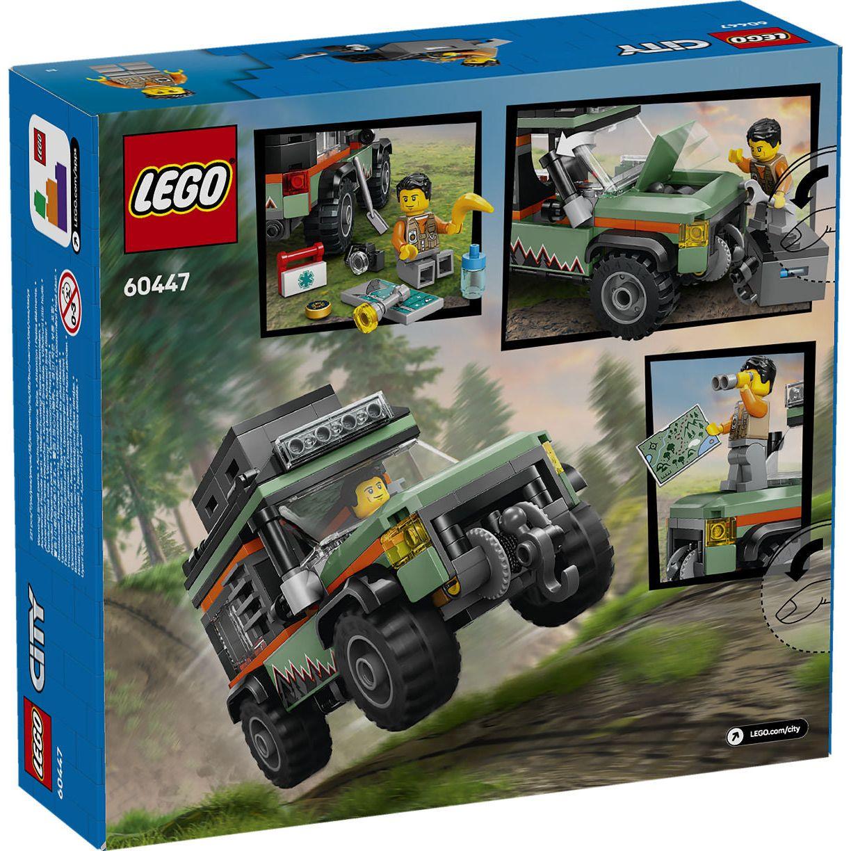 LEGO City Voertuigen 4x4 terreinwagen voor in de bergen