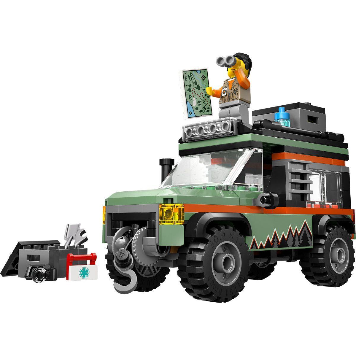 LEGO City Voertuigen 4x4 terreinwagen voor in de bergen
