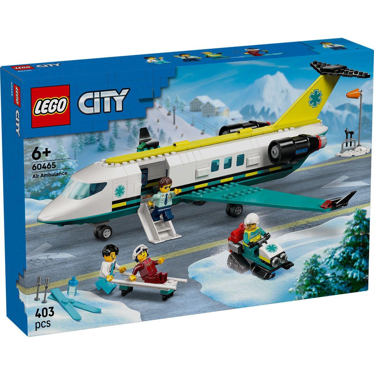 LEGO City Voertuigen Ambulancevliegtuig