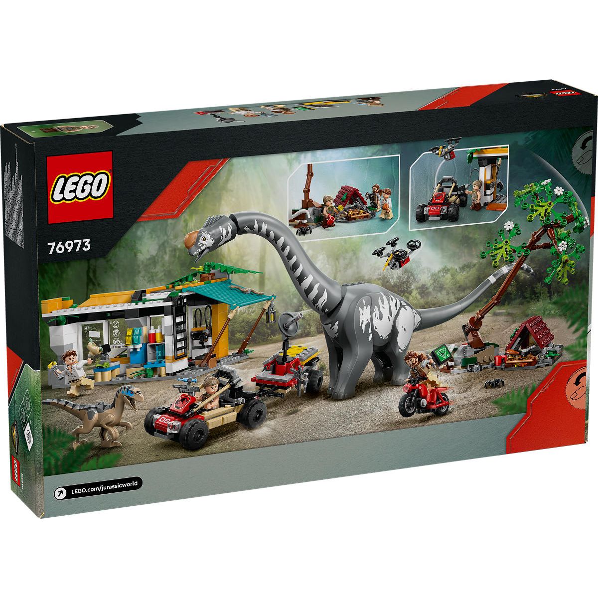 LEGO Jurassic World Raptor en Titanosaurus opsporingsmissie