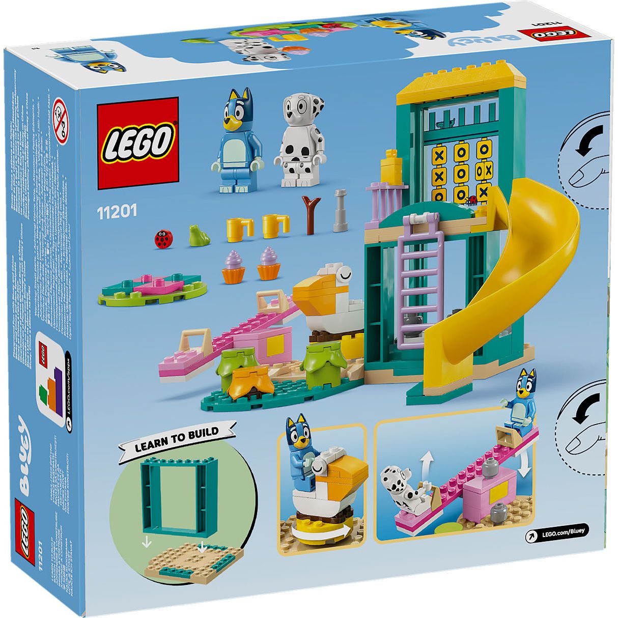 LEGO Bluey en Chloé in de speeltuin
