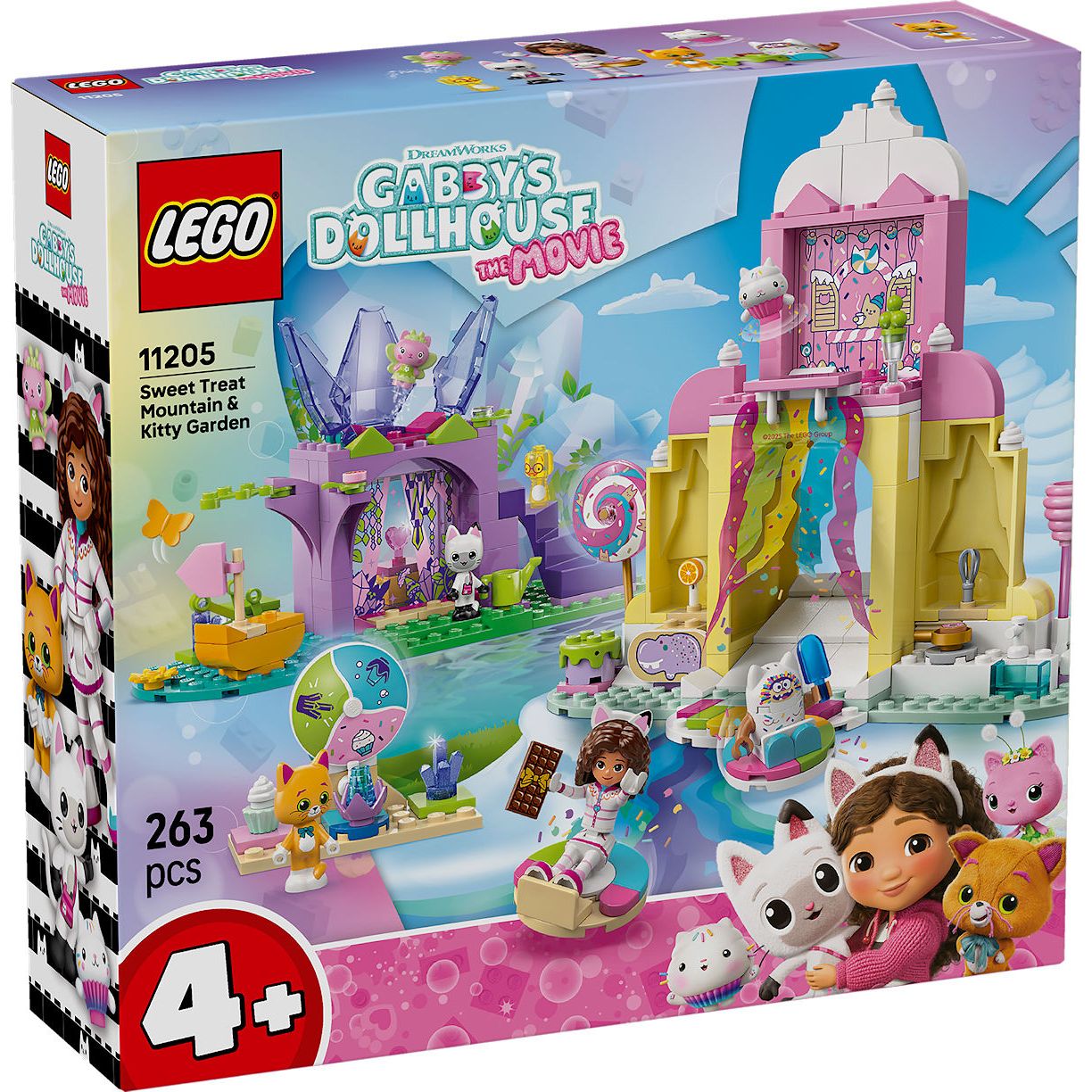 LEGO Gabby's Dollhouse Snoepjesberg en kittentuin