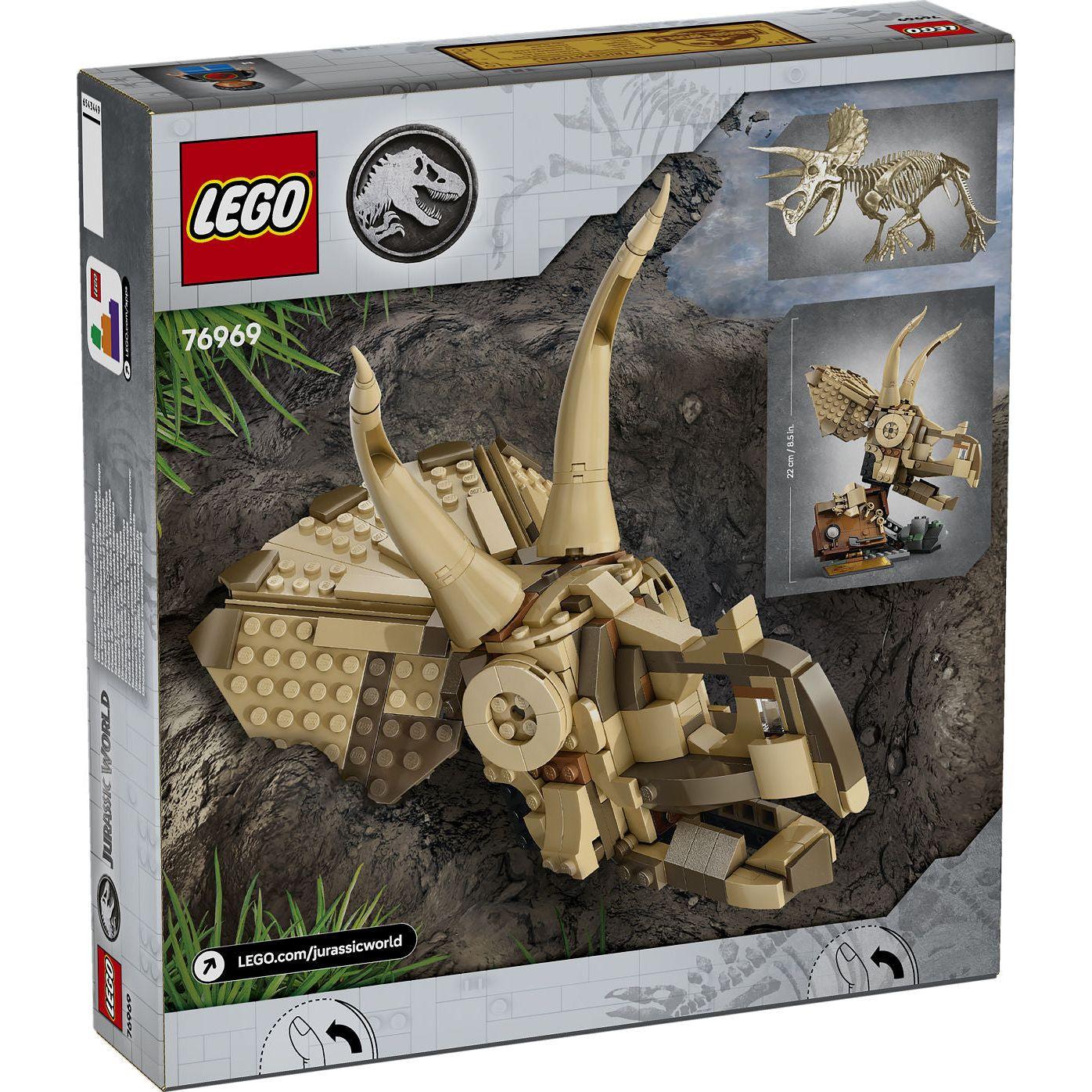 LEGO Jurassic World Dinosaurusfossielen: Triceratops schedel