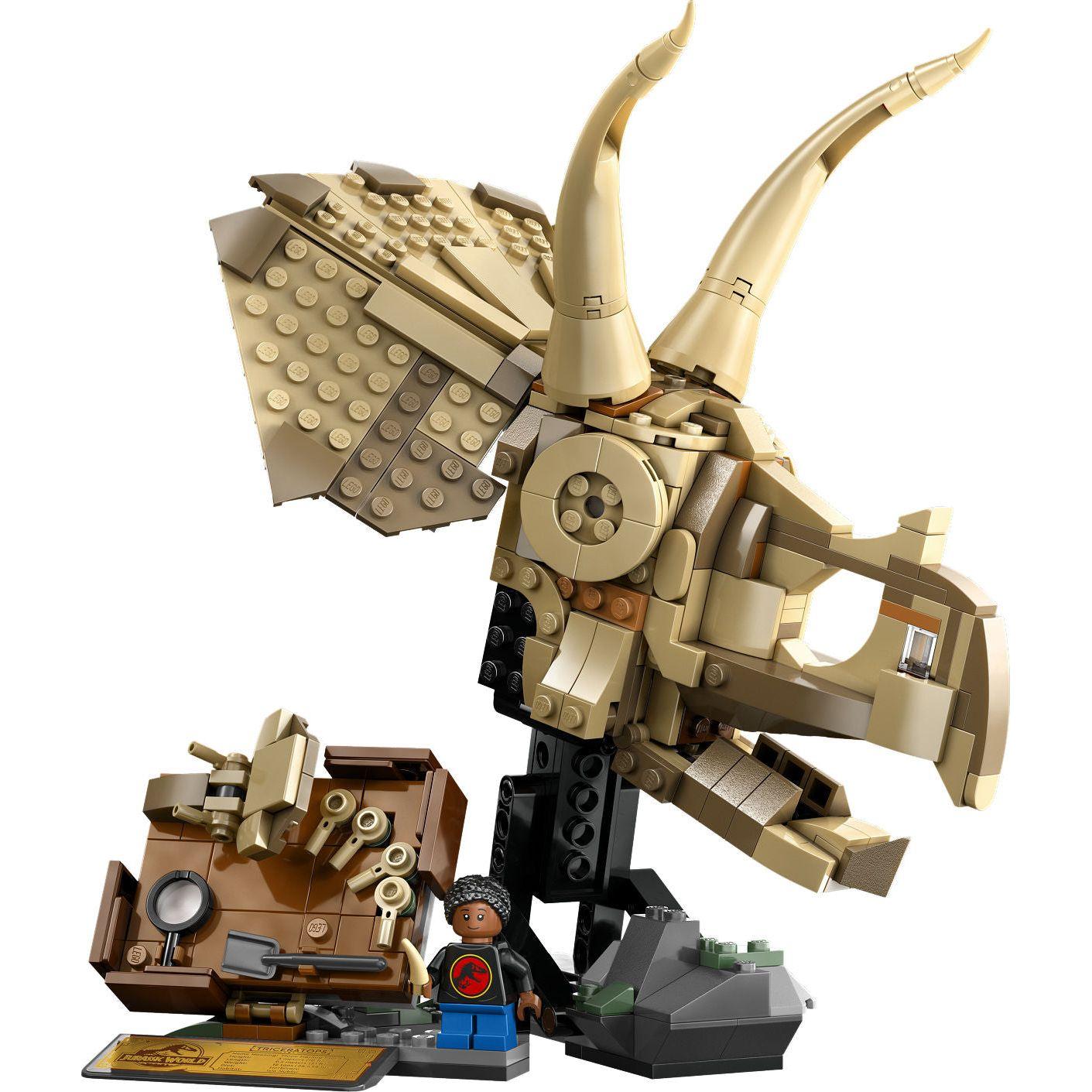 LEGO Jurassic World Dinosaurusfossielen: Triceratops schedel