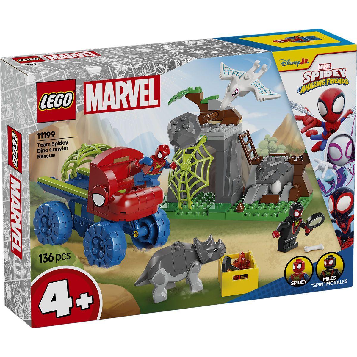 LEGO Spidey Team Spidey reddingsmissie met dinotruck