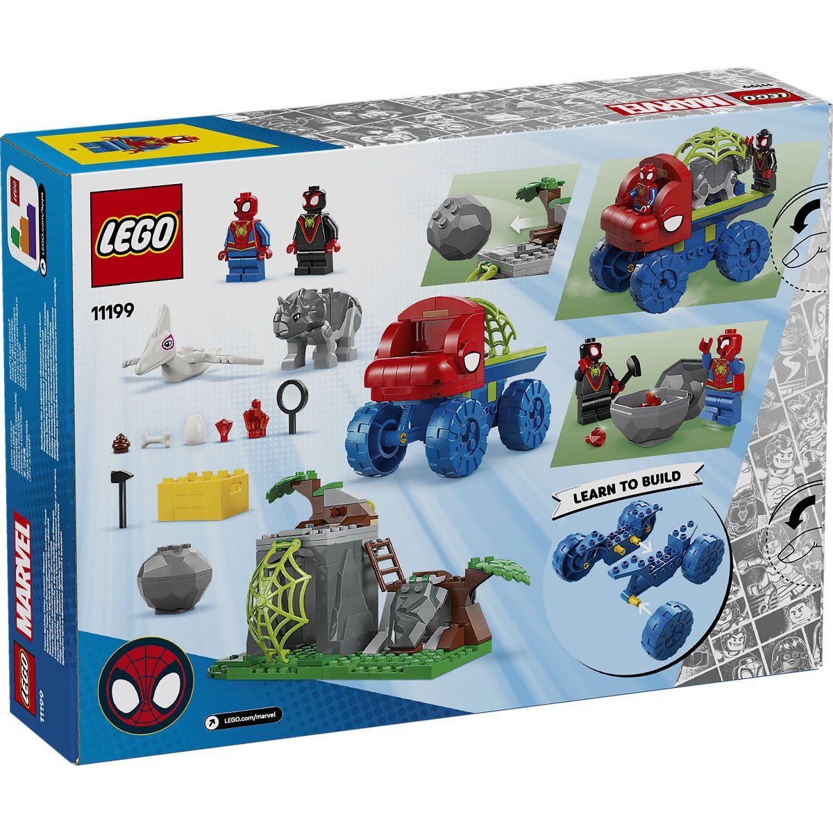 LEGO Spidey Team Spidey reddingsmissie met dinotruck