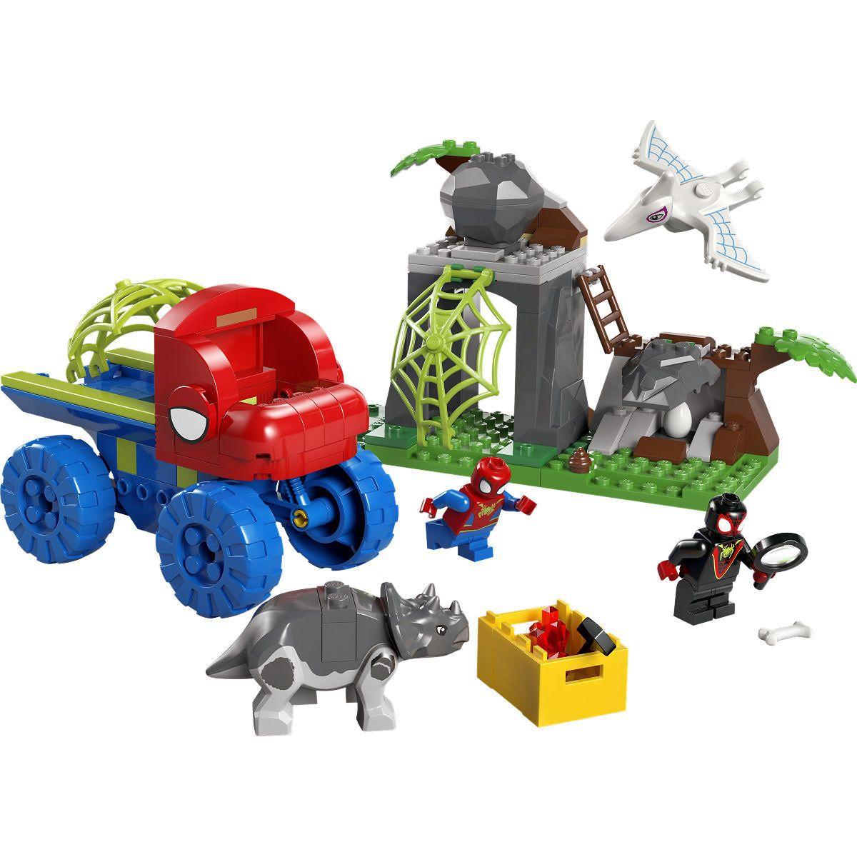 LEGO Spidey Team Spidey reddingsmissie met dinotruck
